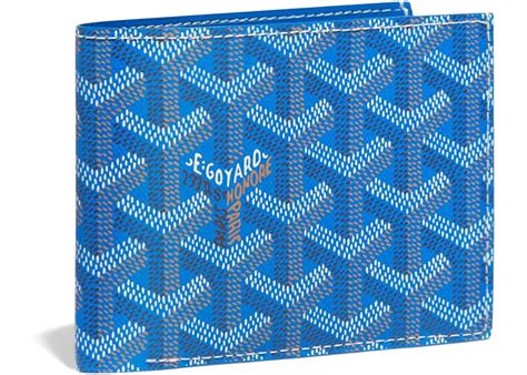 goyard blue wallet price|victoire wallet cost.